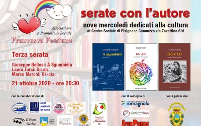 Serate con l’autore 2020 – Terza serata