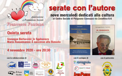 Serate con l’autore 2020 – Quinta serata