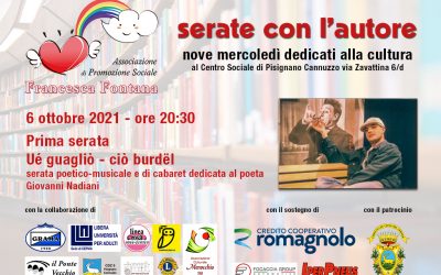 Serate con l’autore 2021 – prima serata