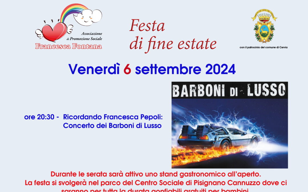 Festa di fine estate 2024 – Prima serata