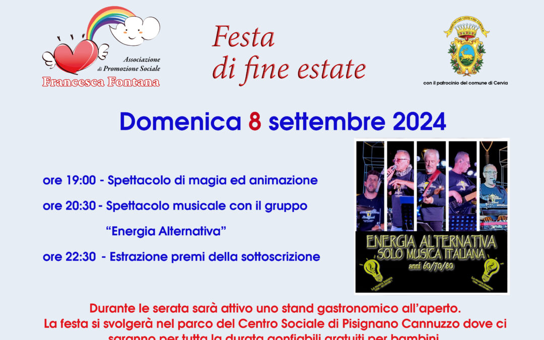 Festa di fine estate 2024 – Terza serata