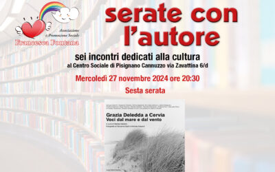 Serate con l’autore 2024 – Sesta serata